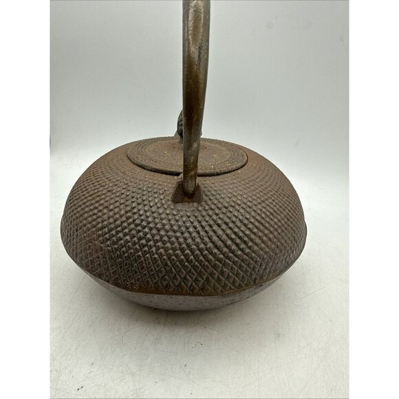 NANBU Tetsubin Japanese Iron Kettle Small Tea Ceremony Teapot Used_Signed - Picture 6 of 10
